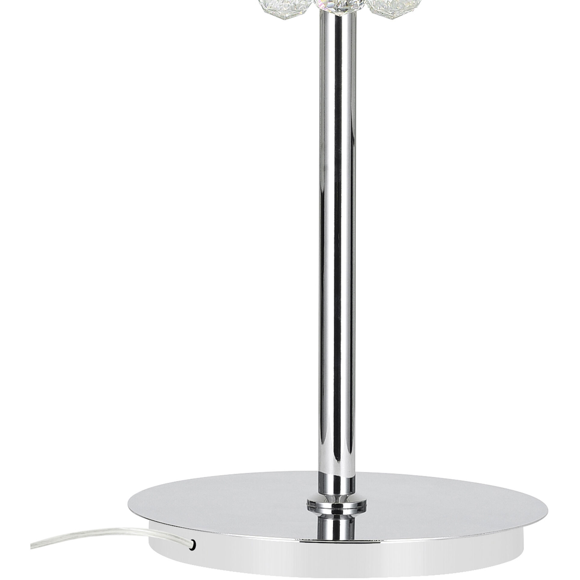 Empire 34 inch 25.00 watt Chrome Table Lamp Portable Light