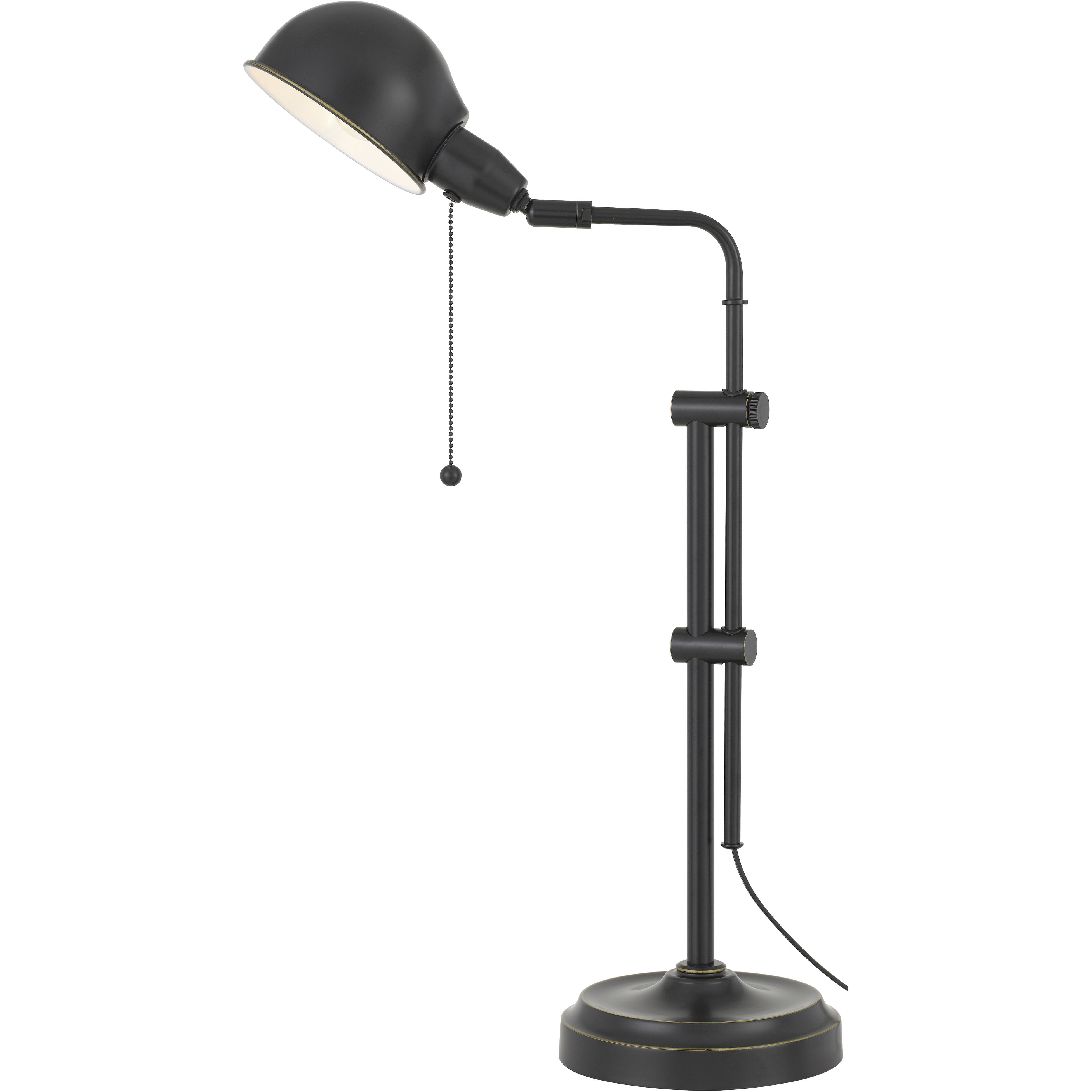 Croby 24 inch 60 watt Oil Rubbed Bronze Pharmacy Desk Lamp Portable Light