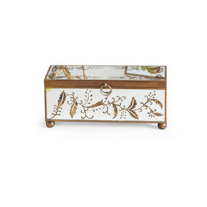 Chelsea House 14 inch Hand Painted Gold Design Decorative Box