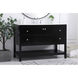 Theo 48 X 22 X 34 inch Black Vanity Sink Set