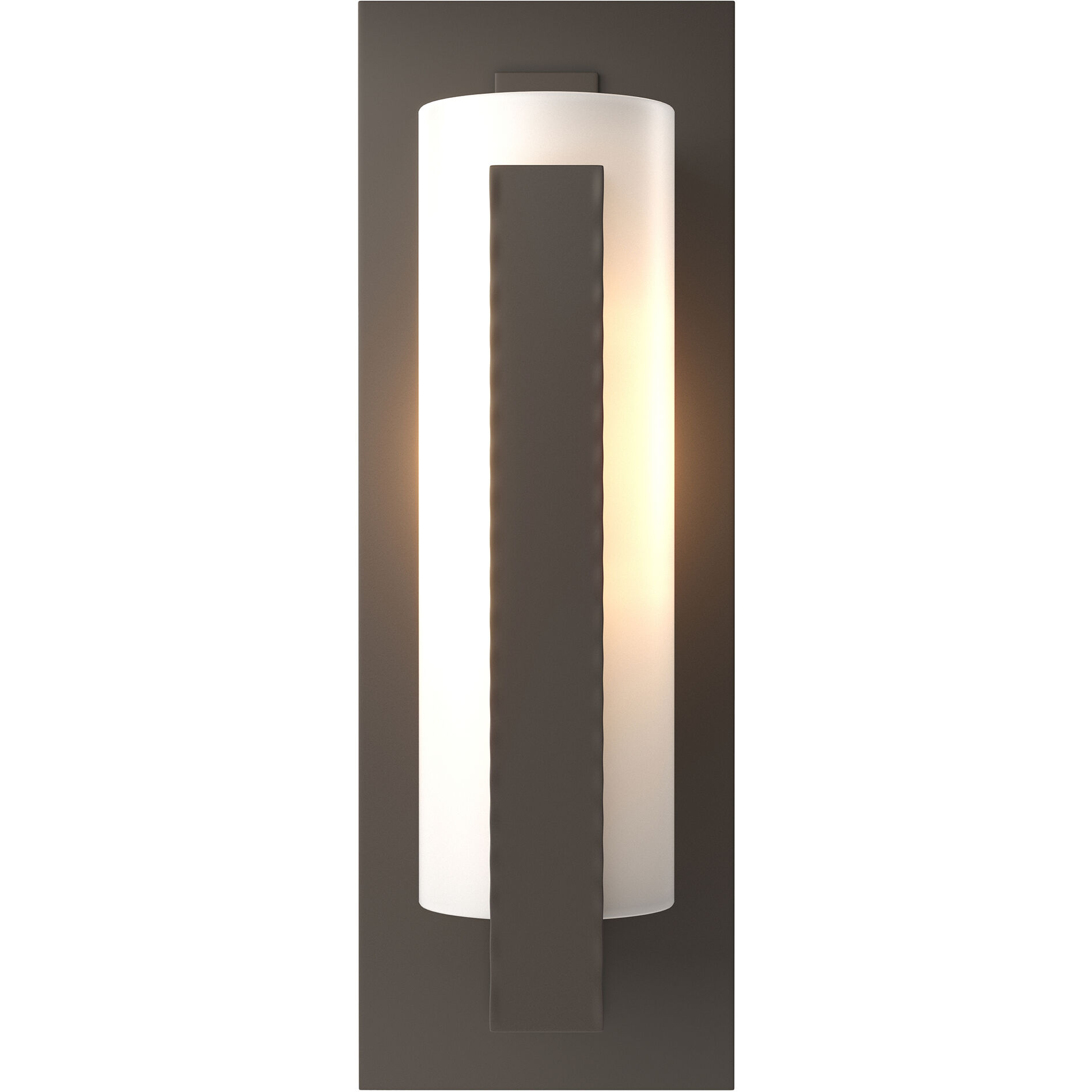 Forged Vertical Bars 1 Light 18.8 inch Coastal Dark Smoke Outdoor Sconce