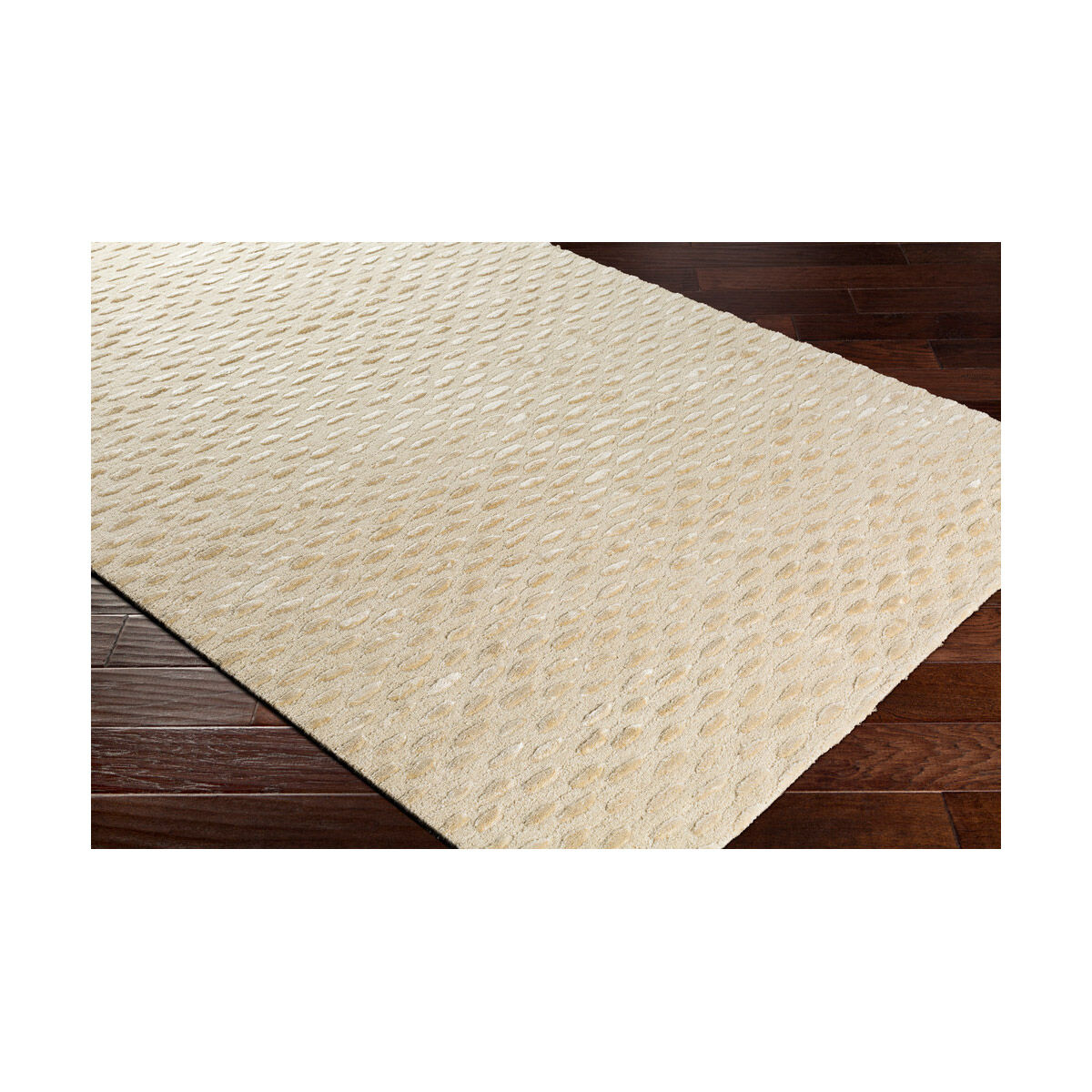 Atlantis 96 X 60 inch Cream/Beige Rugs, Rectangle
