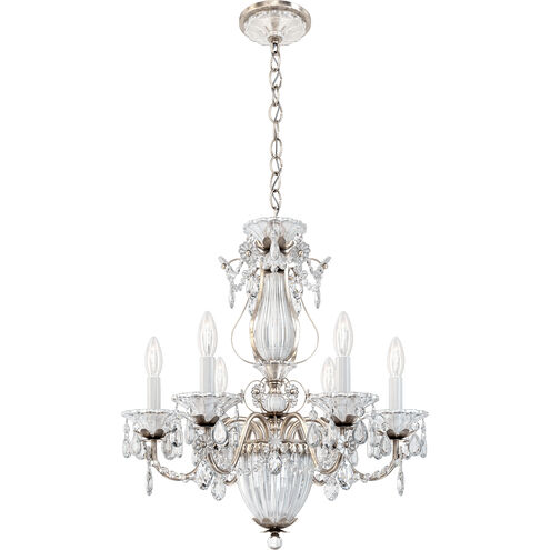 Bagatelle 7 Light 21 inch Antique Silver Chandelier Ceiling Light