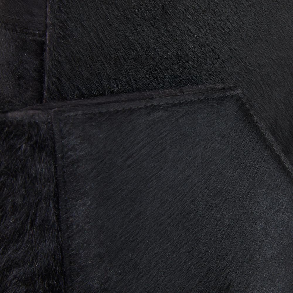 Devine Black Hair on Hide Lounge Chair