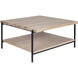 Mila 33 X 32 inch Natural Coffee Table