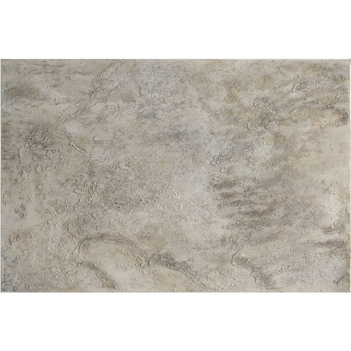 Mann Beige and White and Grey Canvas Art