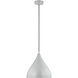 Oden 1 Light 14 inch Matte Grey Pendant Ceiling Light