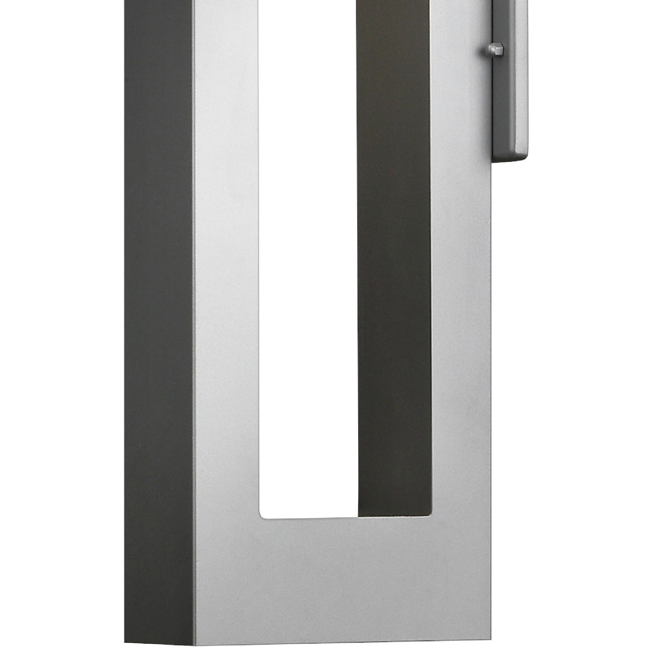 Atlantis LED 24 inch Titanium Outdoor Wall Mount Lantern, Large