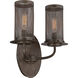 Nouvel 2 Light 10.34 inch Galaxy Bronze Wall Sconce Wall Light