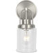 Anders Bath Vanity Wall Light in Brushed Nickel