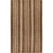 Columbia 96 X 60 inch Dark Brown, Taupe Rug