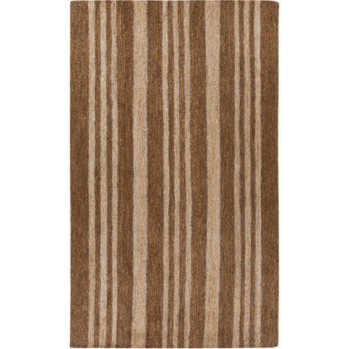 Columbia 96 X 60 inch Dark Brown, Taupe Rug