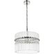 Paulina 3 Light 16 inch Polished Nickel Chandelier Ceiling Light