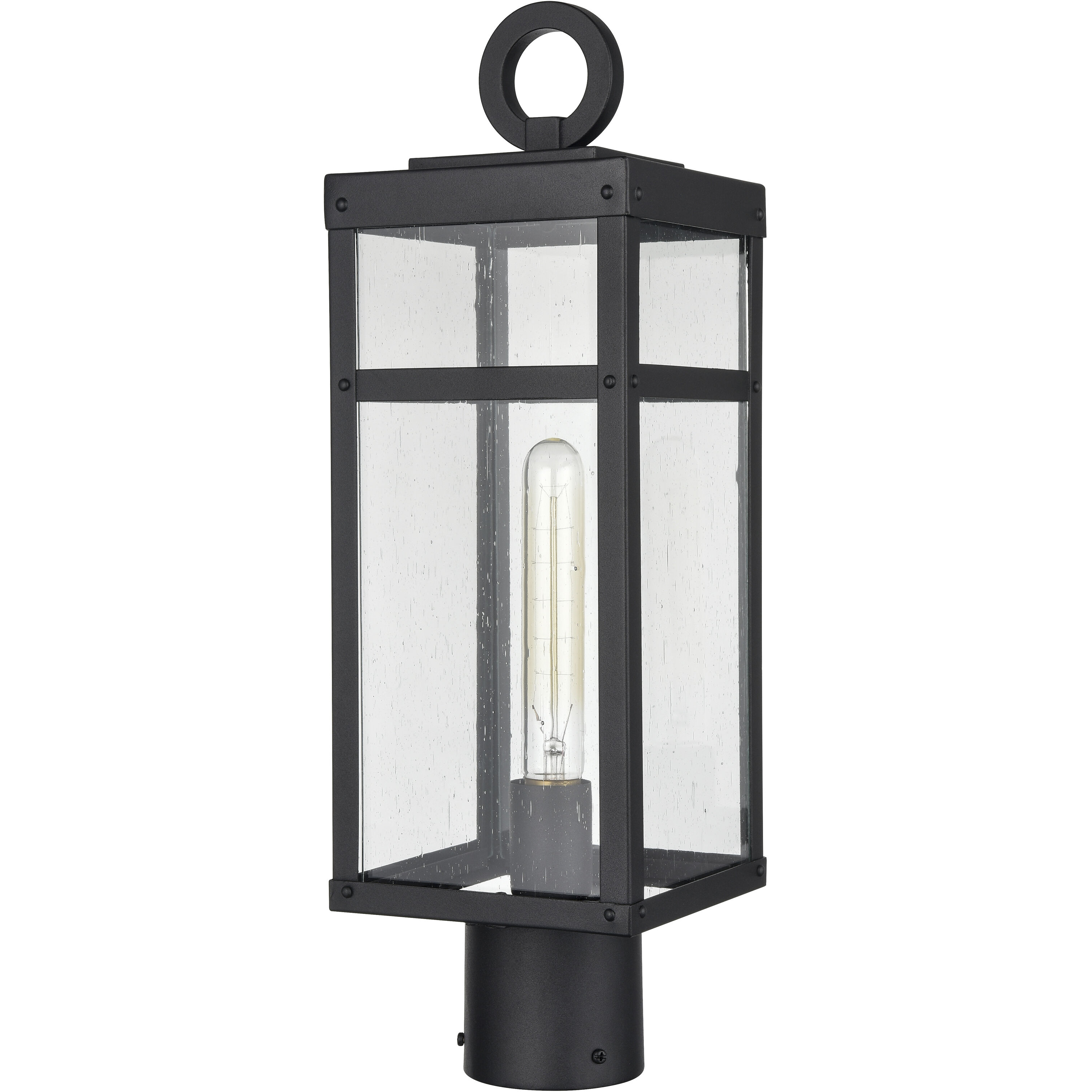 Dalton 1 Light 20 inch Textured Black Outdoor Post Light