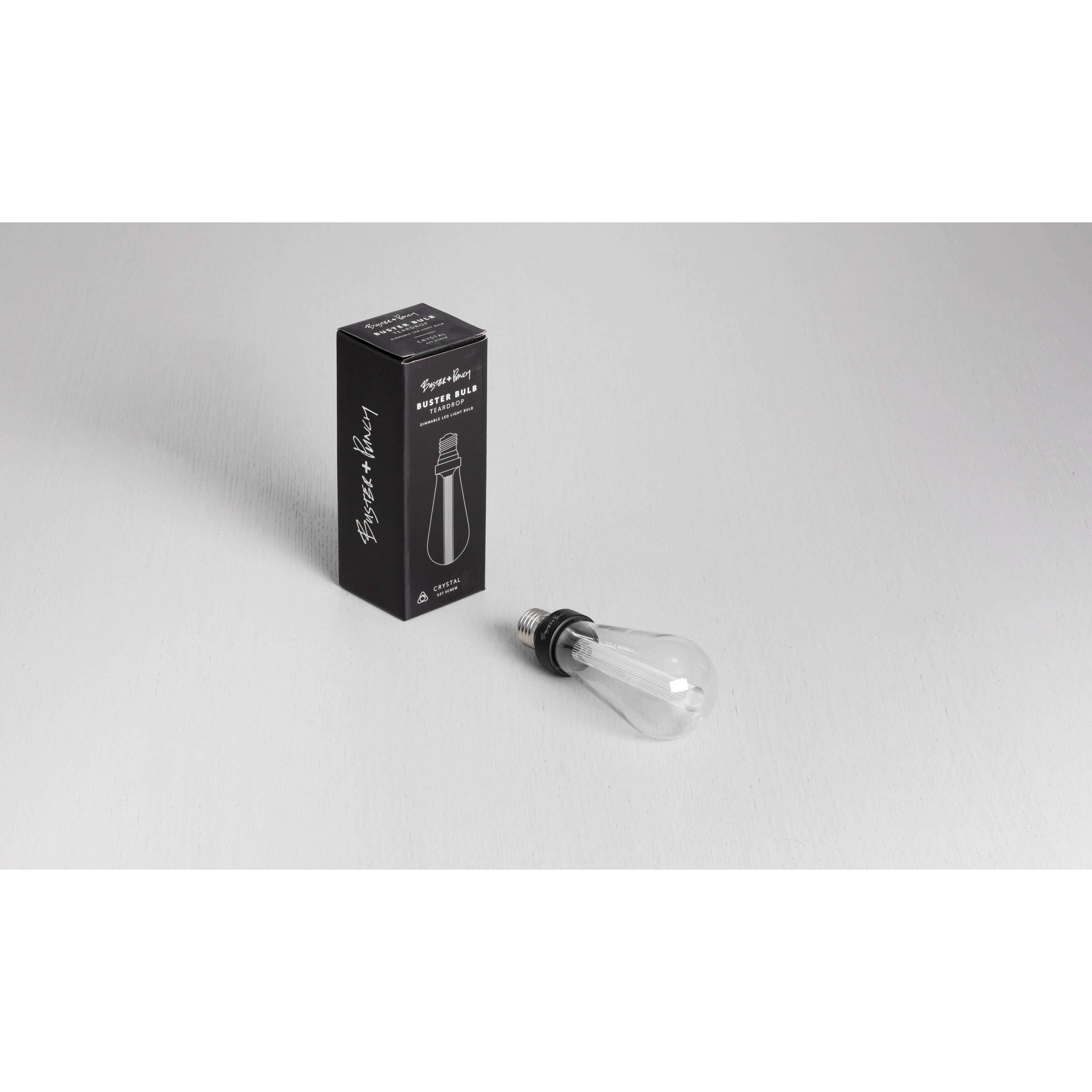 Buster LED E26 5.00 watt 120 2700K Light Bulb in Crystal