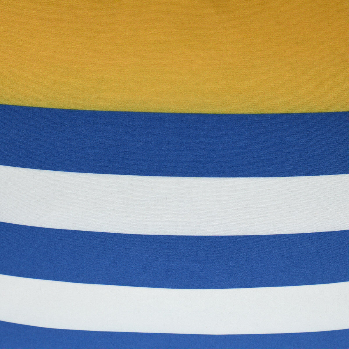 Dann Foley 24 inch Yellow and White and Navy Blue Decorative Pillow