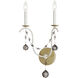 Formosa 2 Light 12 inch Ecru and Venetian Gold Wall Sconce Wall Light
