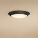 Stella 120V LED 9.37 inch Matte Black Disc Light