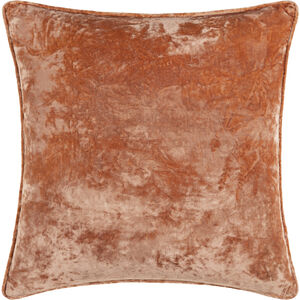 Velvet Mood 20 inch Dusty Coral Pillow Kit in 20 x 20, Square