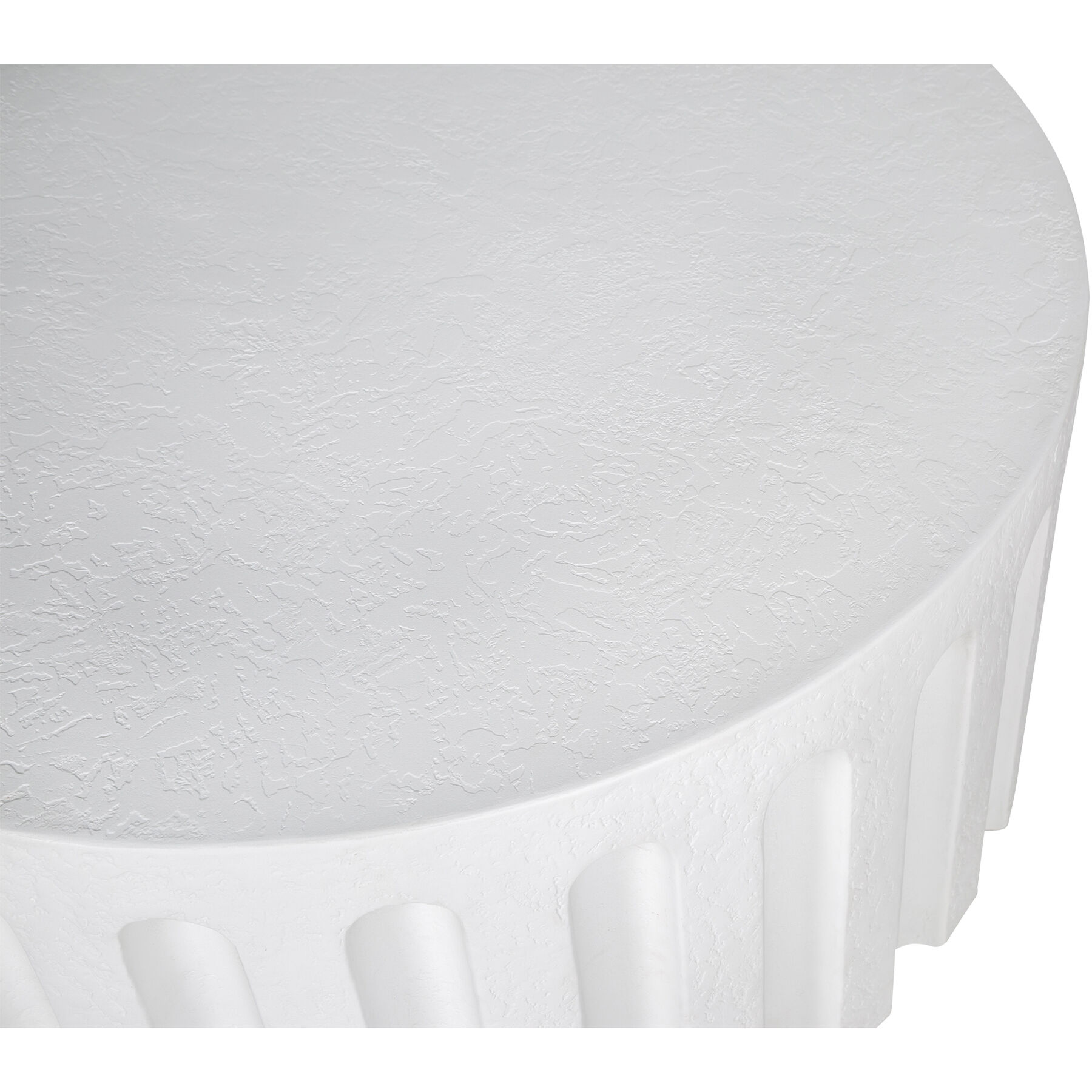 Eris 38 X 38 inch White Outdoor Coffee Table