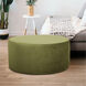 Universal Bella Moss Round Ottoman Replacement Slipcover, Ottoman Not Included