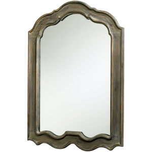 Kathryn 39 X 29 inch Distressed Gray Wall Mirror