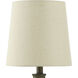 Willow Hollow 22.5 inch 60.00 watt Rustic Walnut and Heathered Oatmeal Table Lamp Portable Light