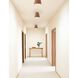 Radiance LED 7.5 inch Adobe Flush Mount Ceiling Light