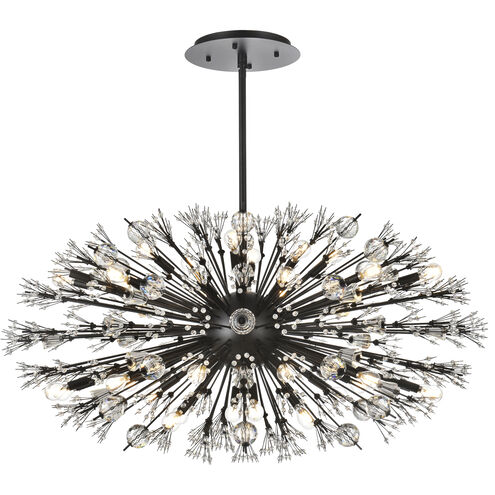 Vera 38 Light 48 inch Black Pendant Ceiling Light