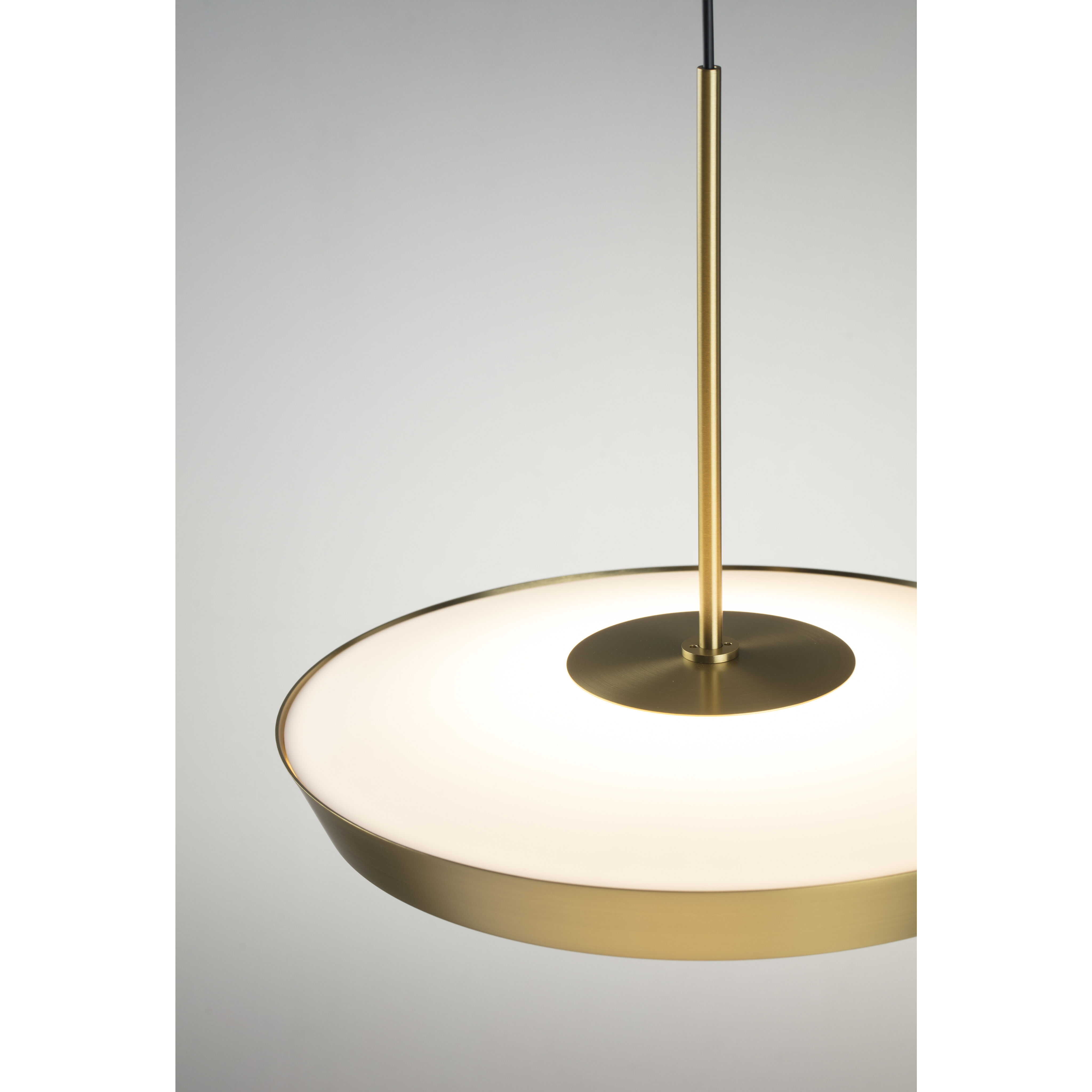 Rhythm LED 11.8 inch Antique Brass Pendant Ceiling Light