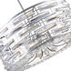 Petia 8 Light 25 inch Chrome Drum Shade Chandelier Ceiling Light