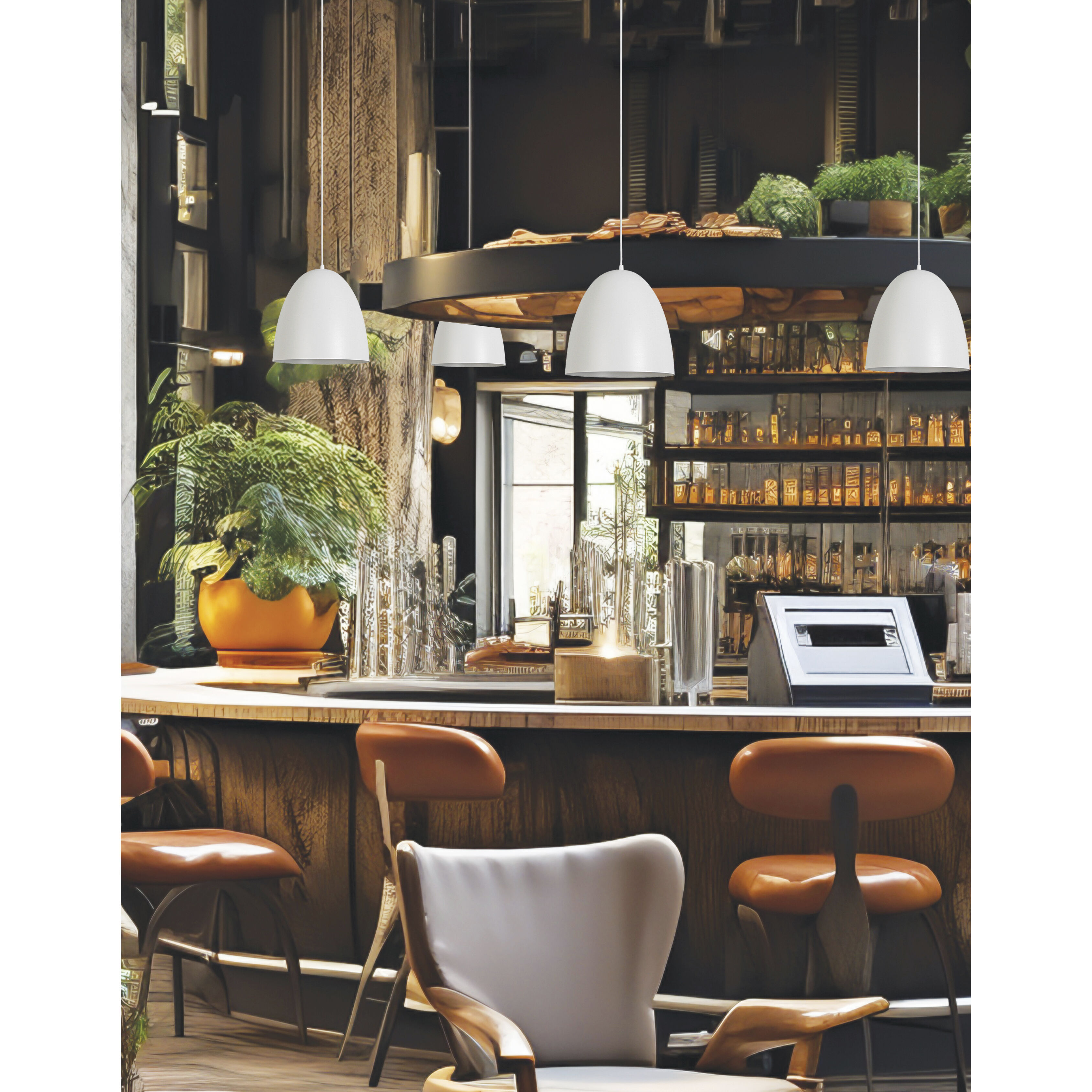 Ofelia 1 Light 11.75 inch Matte White Pendant Ceiling Light