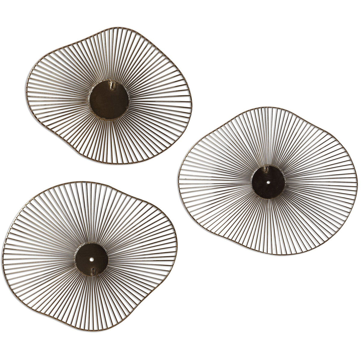 Avarie 25 X 21 inch Metal Wall Art, Set of 3