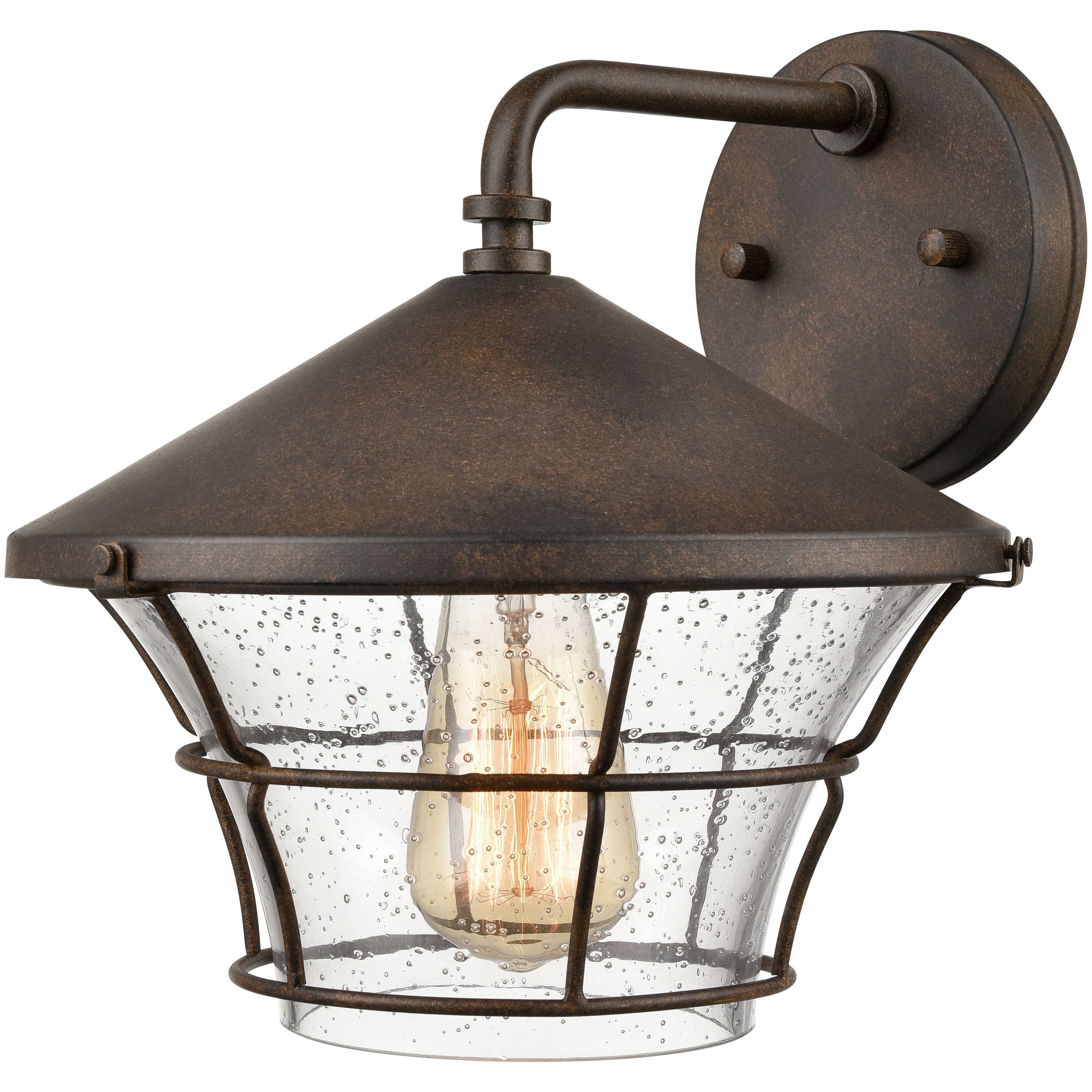 Gavin 1 Light 10 inch Hazelnut Bronze Outdoor Wall Sconce