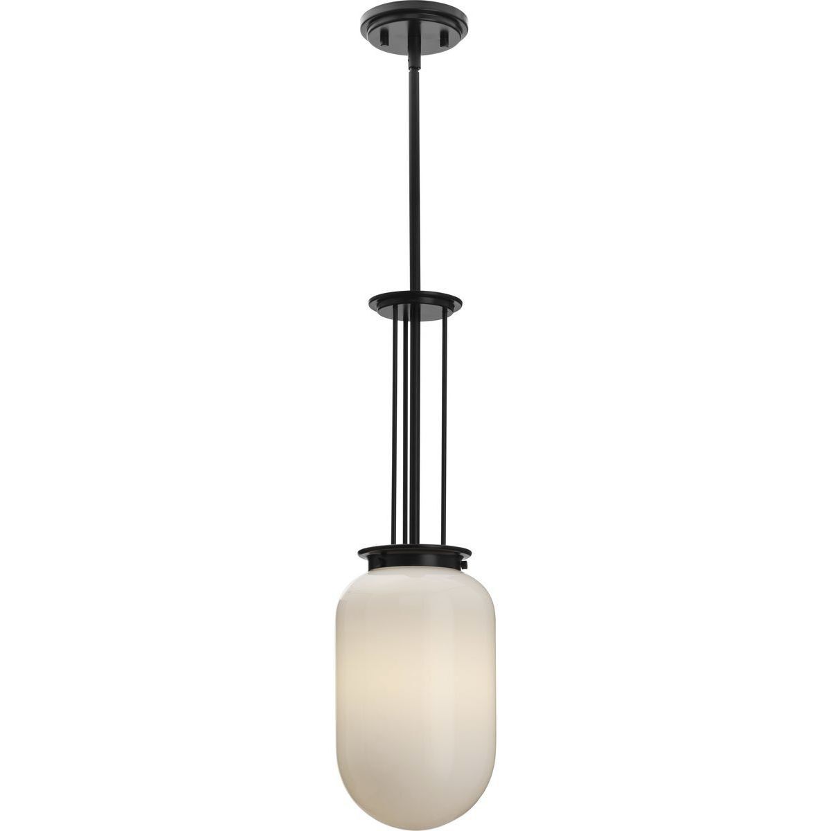 Alisse 1 Light 7.5 inch Matte Black Pendant Ceiling Light
