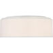 Larson 3 Light 24 inch Matte White Flush Mount Ceiling Light, Large