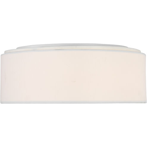 Larson 3 Light 24 inch Matte White Flush Mount Ceiling Light, Large