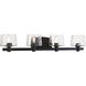 Drysdale 4 Light 32.5 inch Coal Bath Vanity Light Wall Light