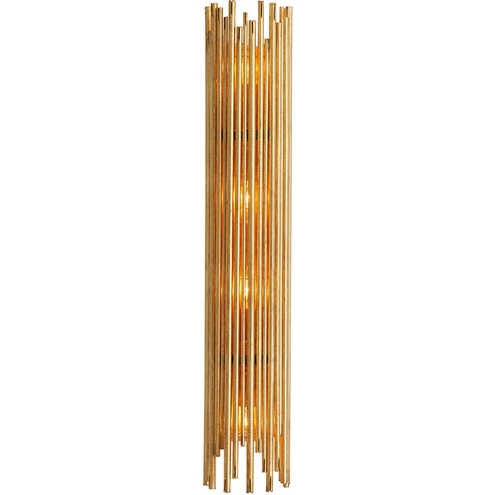 Prescott 4 Light 5 inch Gold Leaf Sconce Wall Light