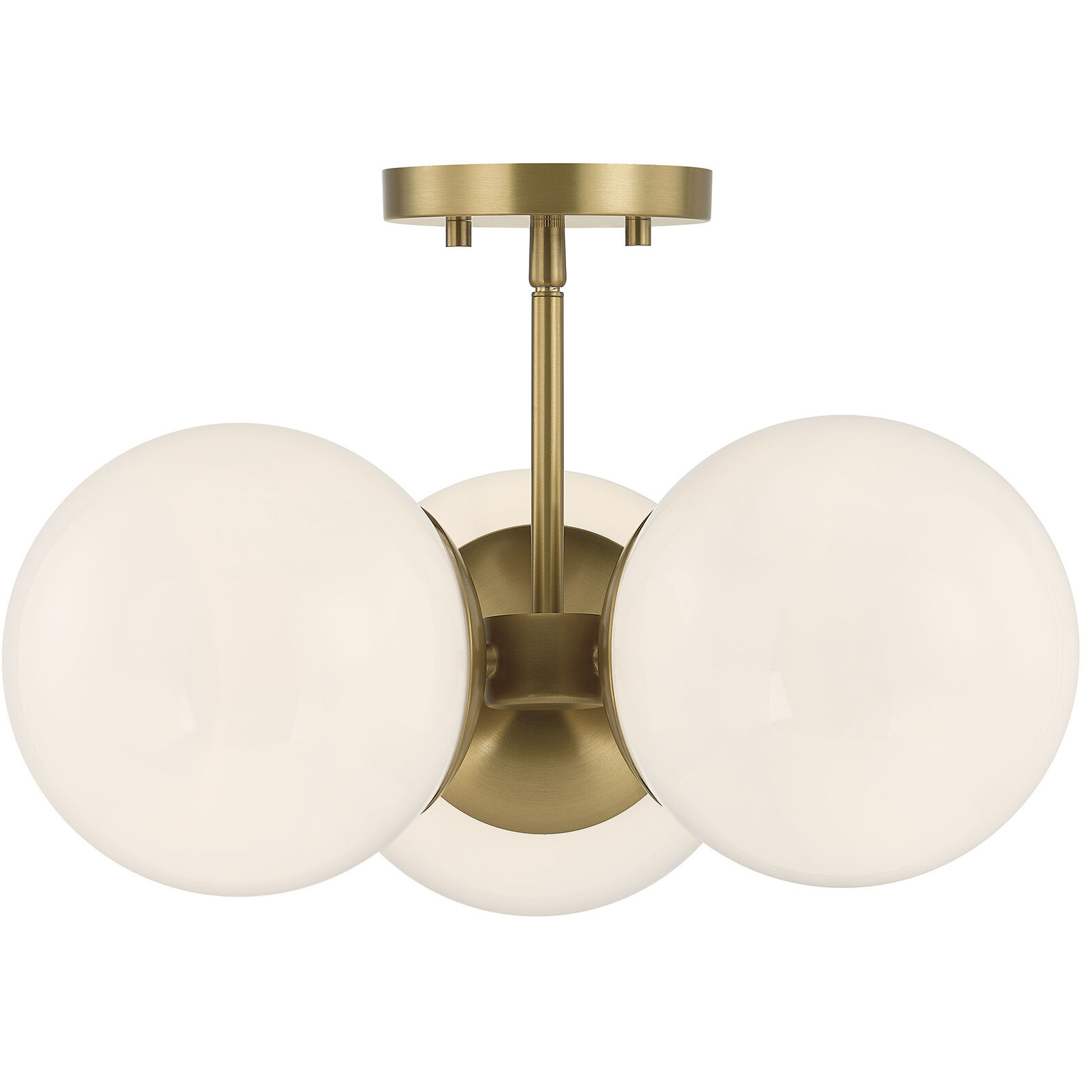 Turin 3 Light 17 inch Warm Brass Chandelier Ceiling Light