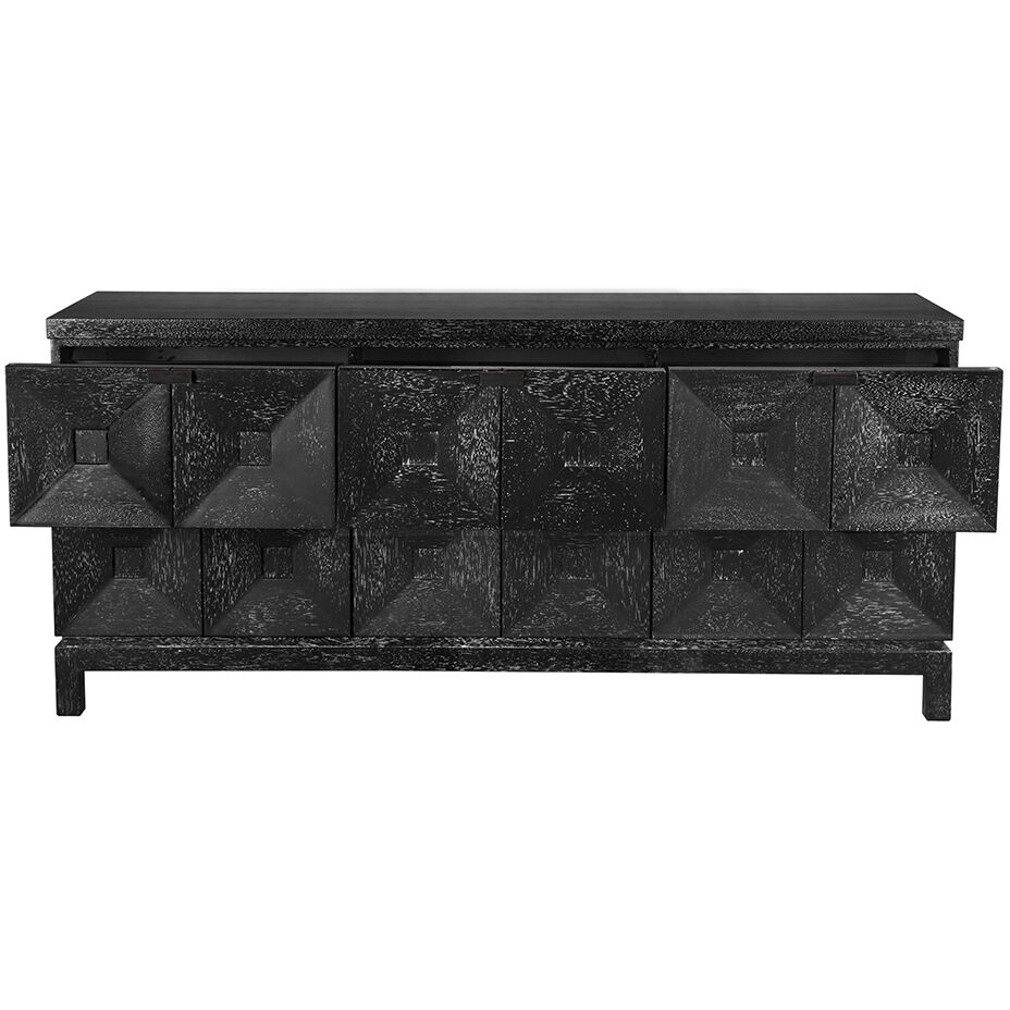 Musashi 72 X 22 inch Black Walnut Console