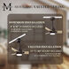 Atlas Alessandra - LK 56 inch Textured Bronze with Light Maple Tone Blades Ceiling Fan