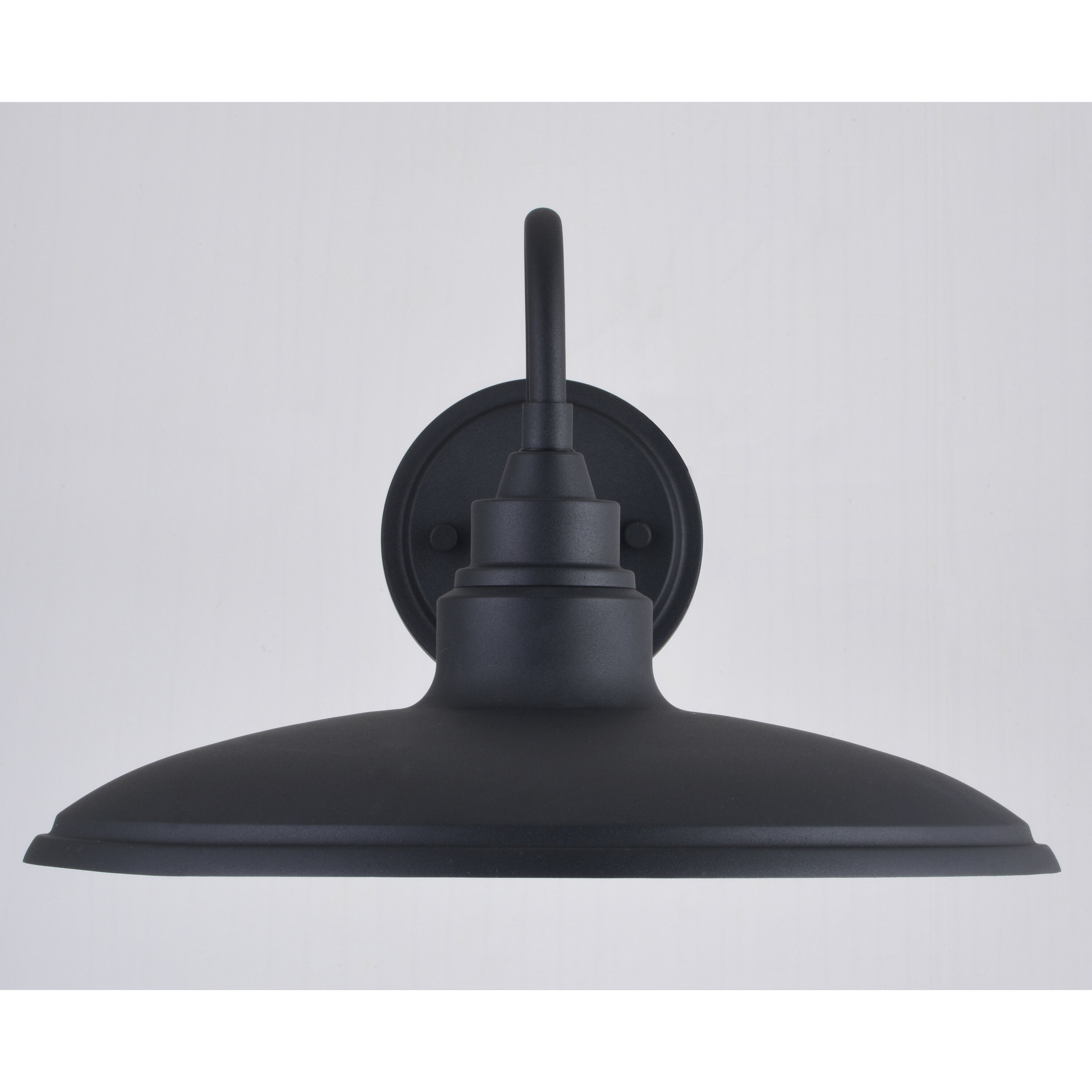 Tucson LED 8.5 inch Textured Black and Glossy White Outdoor Wall