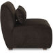 Amelia Dark Brown Slipper Chair