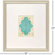 Happy Dance I Teal and Green and Pink and Beige Framed Art, Propac
