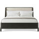 Repose Charcoal Oak California King Bed, Wooden, Upholstered