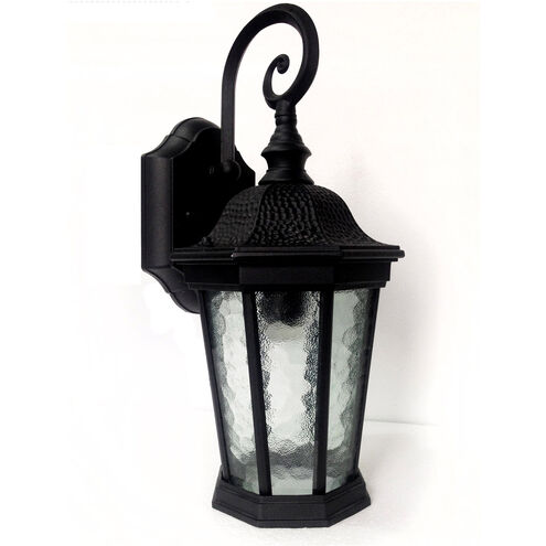 Springdale LED 16 inch Black Gold Sand Outdoor Wall Sconce