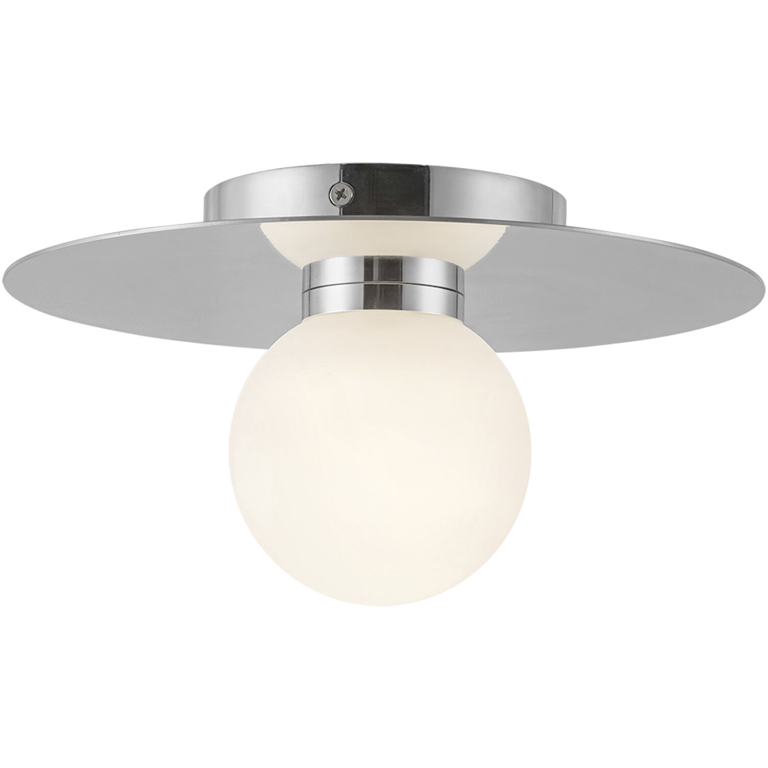 Elixir LED 9.88 inch Chrome Flush Mount Ceiling Light