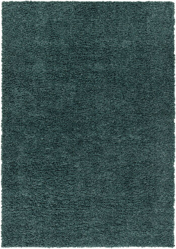 Deluxe Shag 123 X 94 inch Charcoal Rug, Rectangle