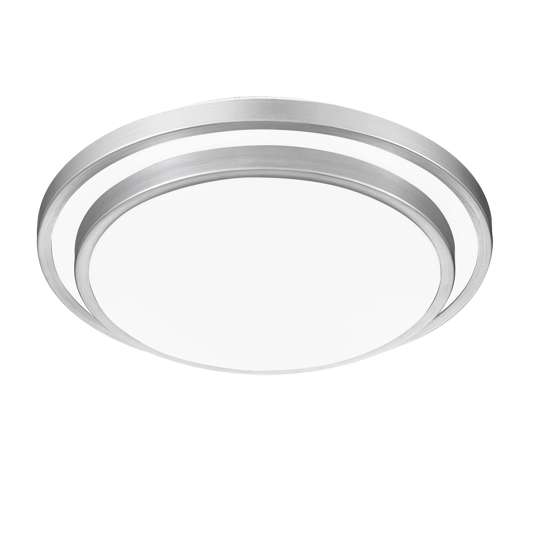 Irving 14 inch Brushed Aluminum Semi-Flush Mount Ceiling Light